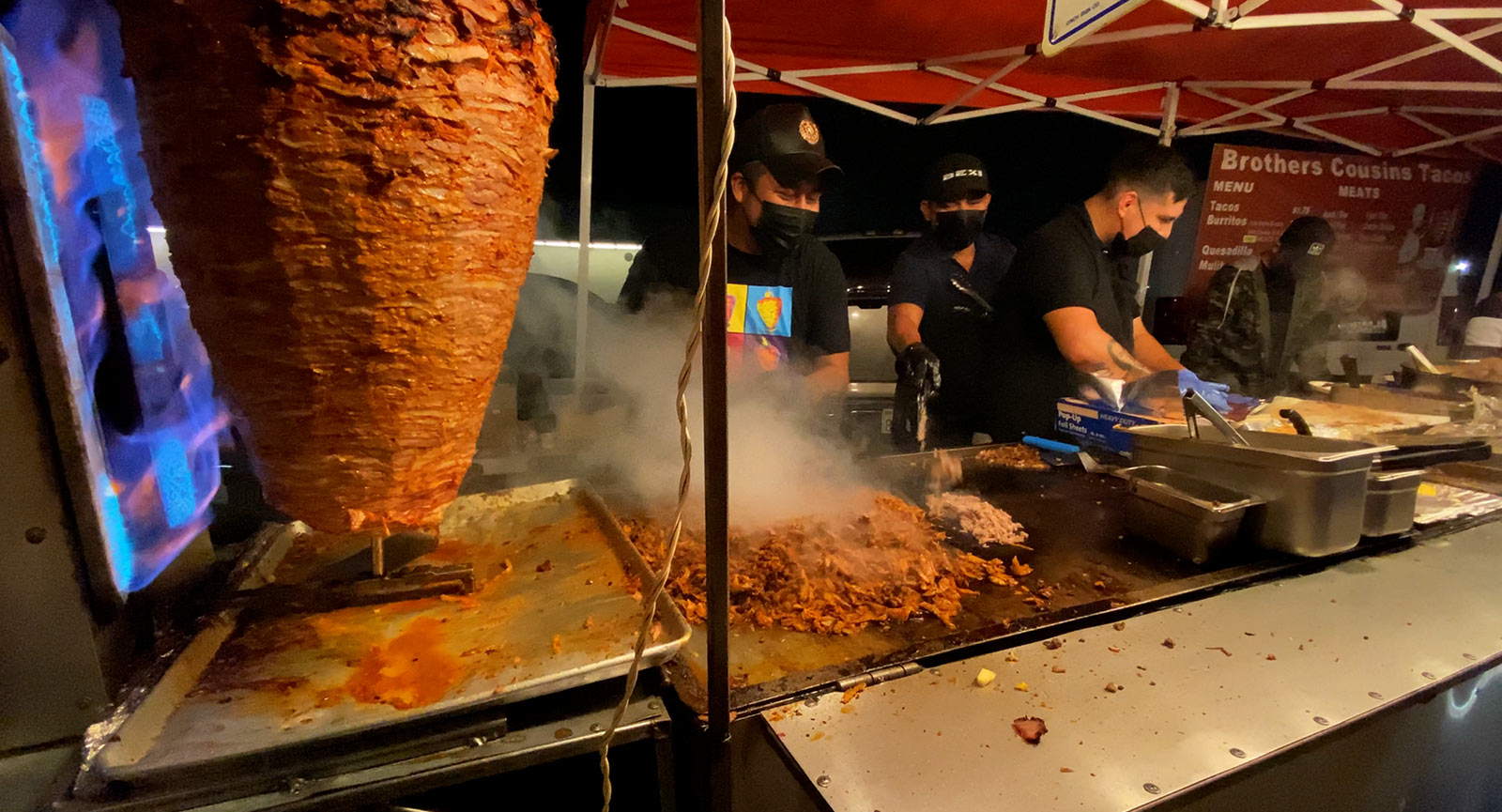 Chefs preparing food