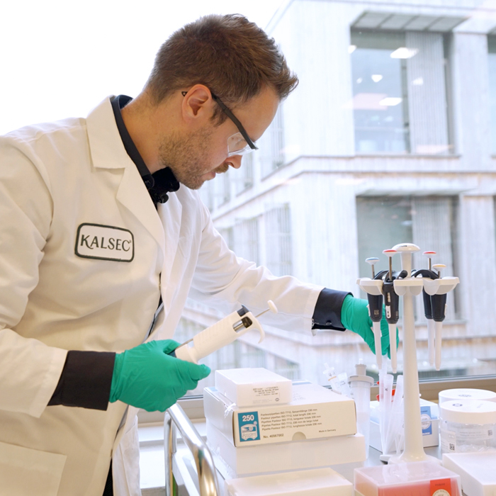 Scientist working in the SPICE Lab in Wageningen