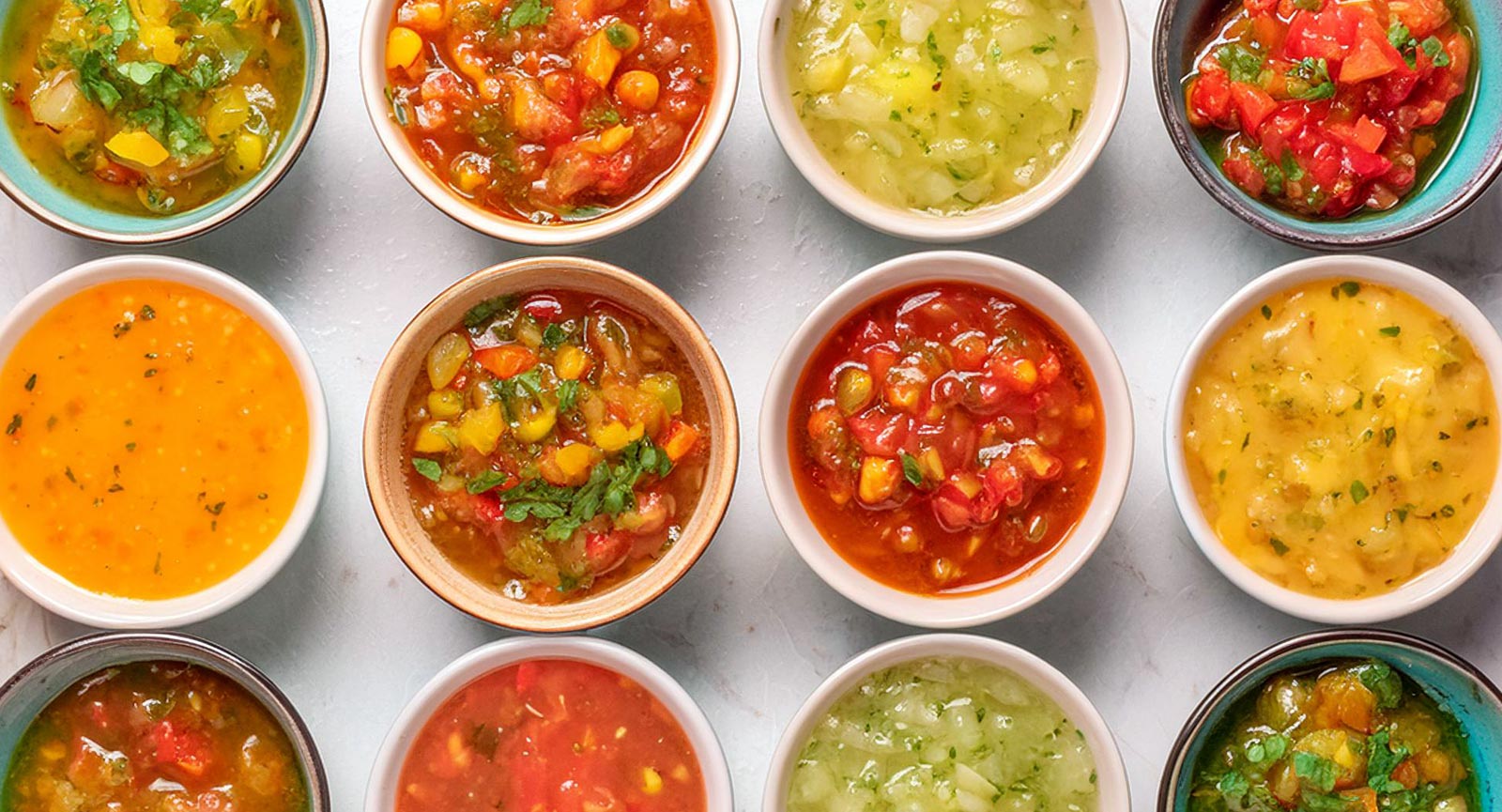 Various salsas