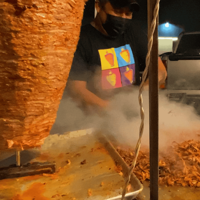 Chef preparing food