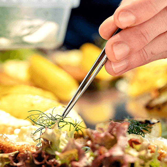 Accessorizing a dish