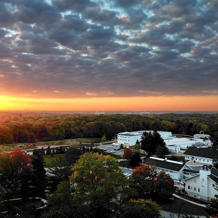 Fall sunrise in Kalamazoo