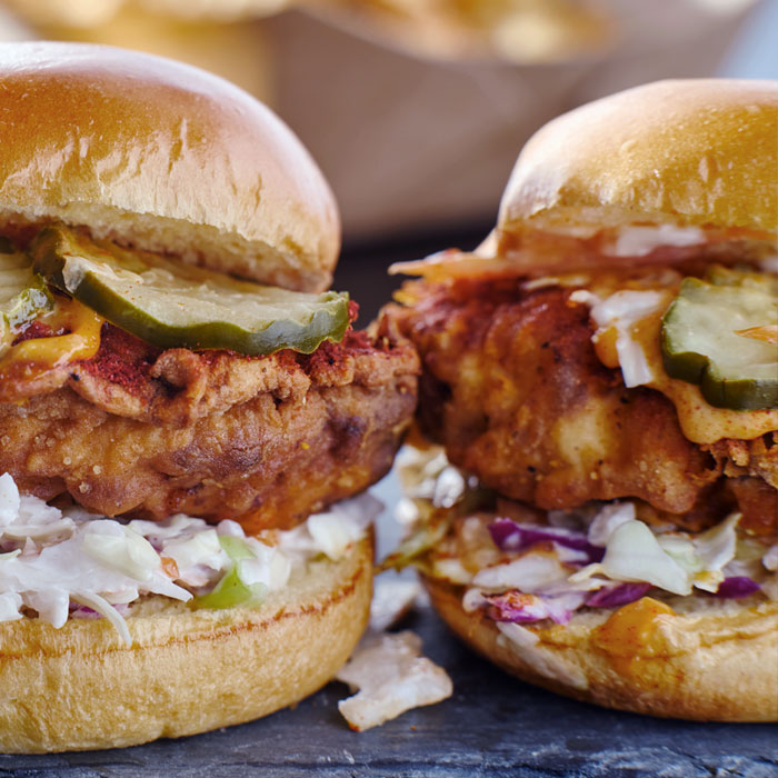 Fried chicken sandwich