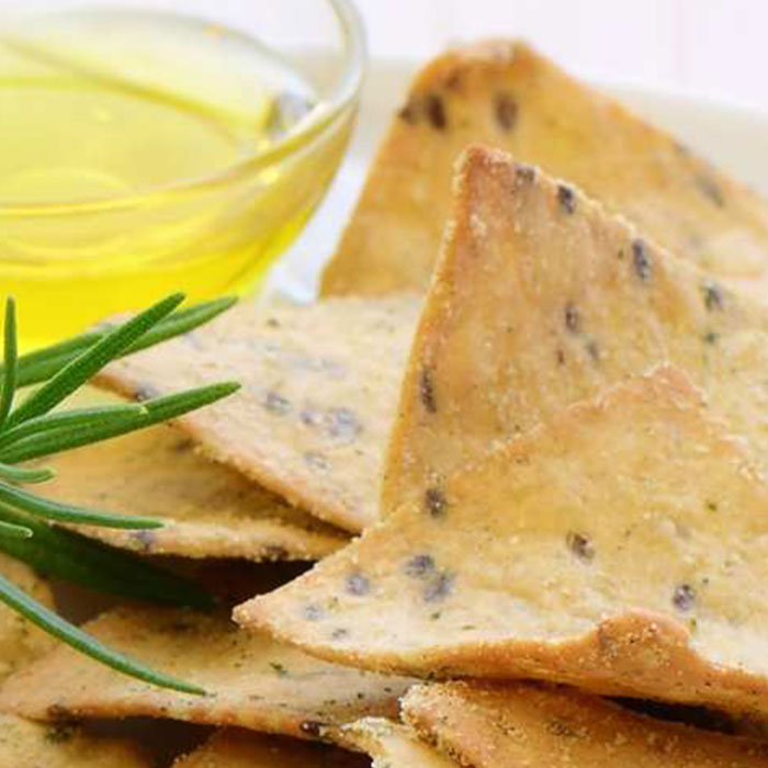Crackers and oil