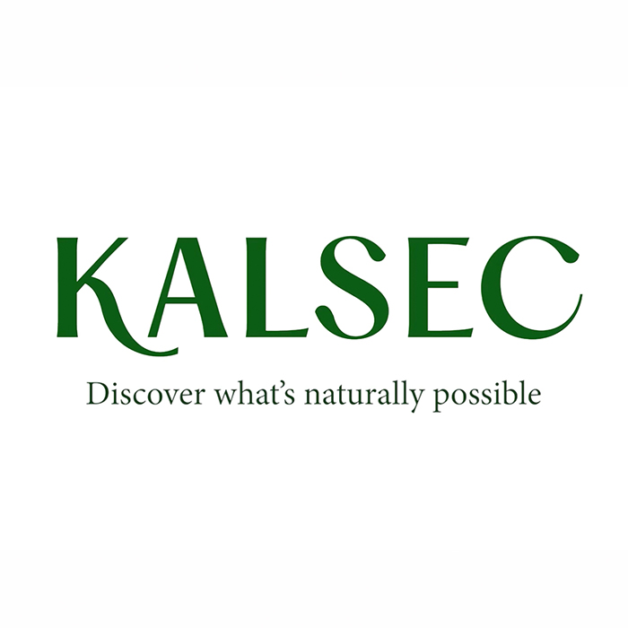 Kalsec's logo and tagline lockup, "Discover What's Naturally Possible™"