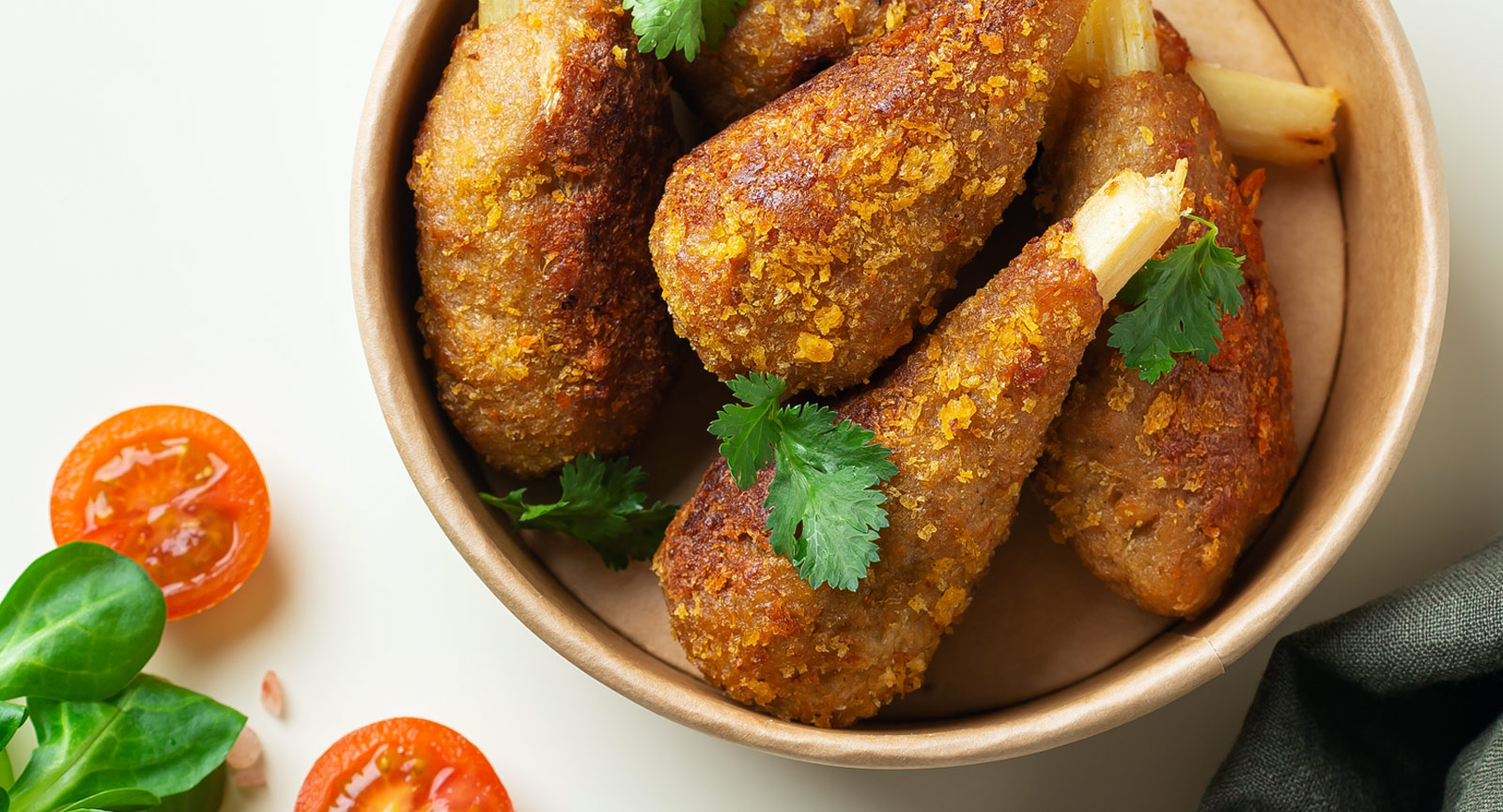 Plant based chicken drumstick